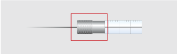 Removable needle