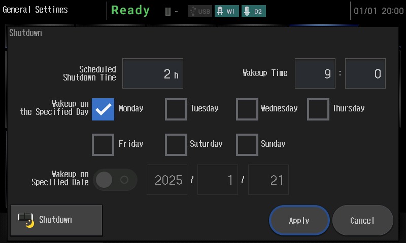 Shutdown Function